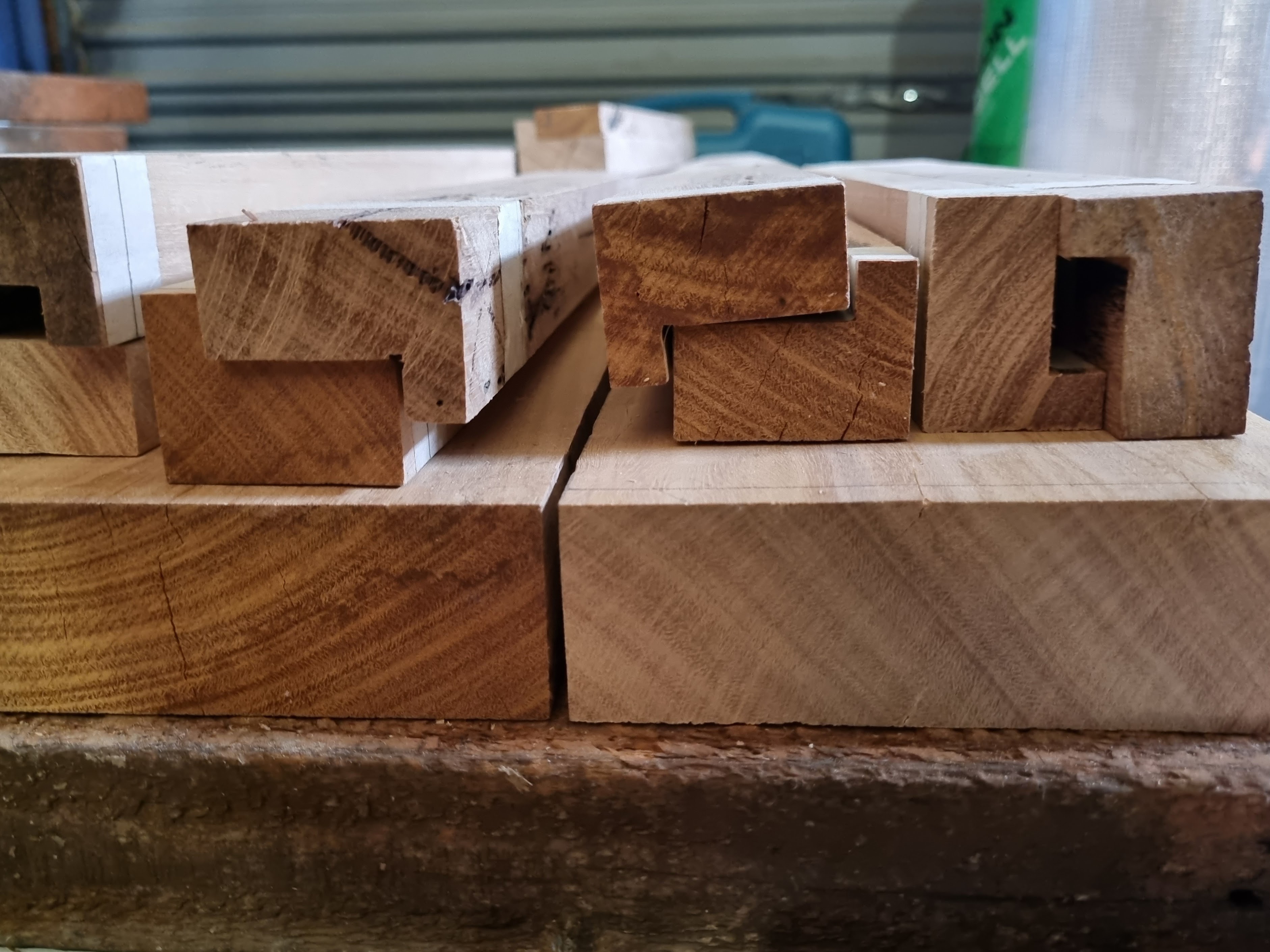 Finished window pieces
