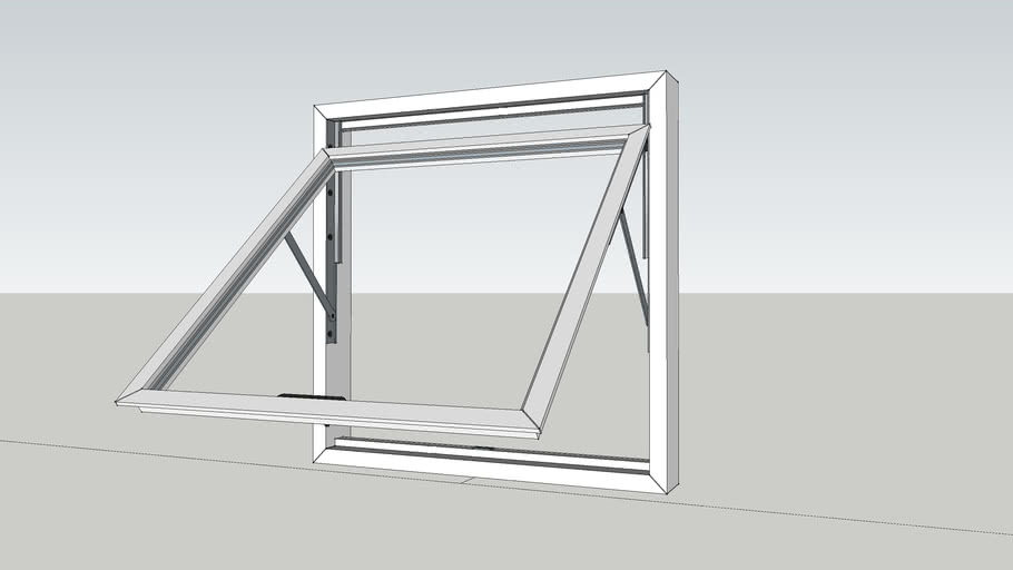 An example of an awning window