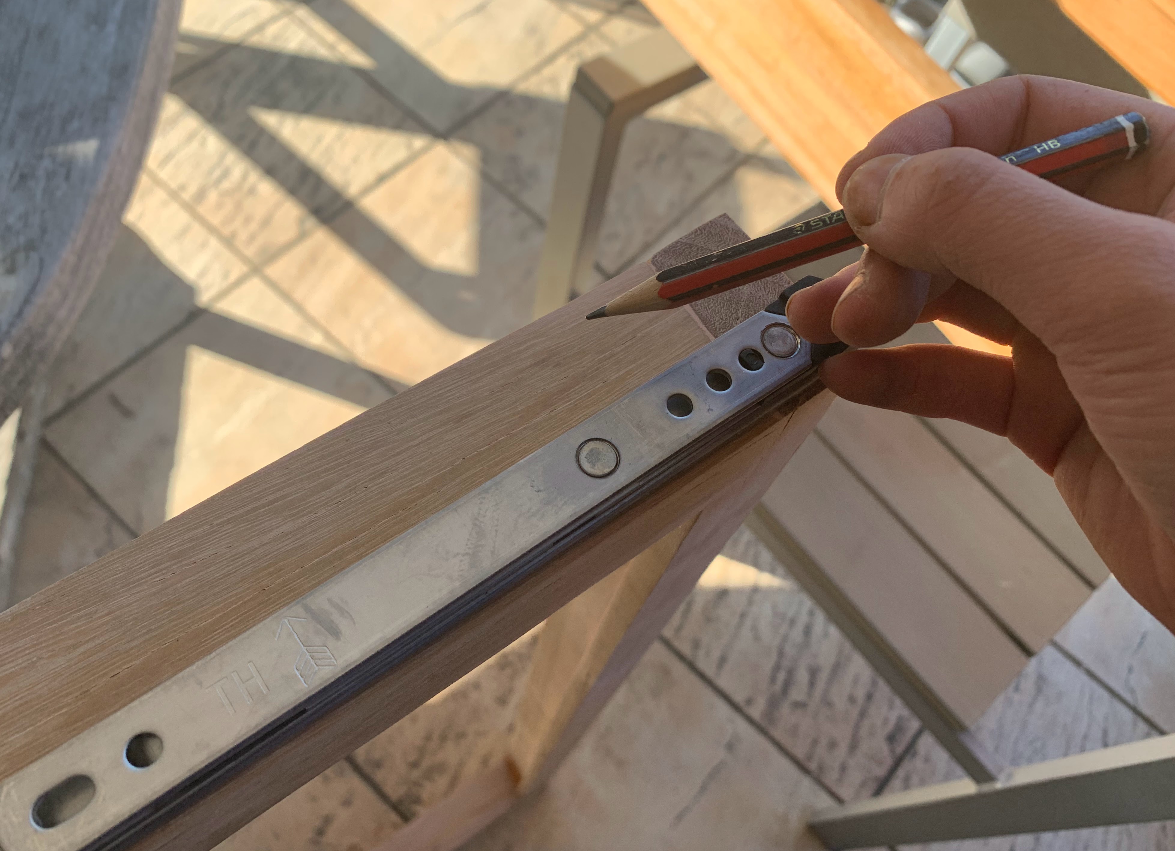 Ensuring the hinges are measured correctly