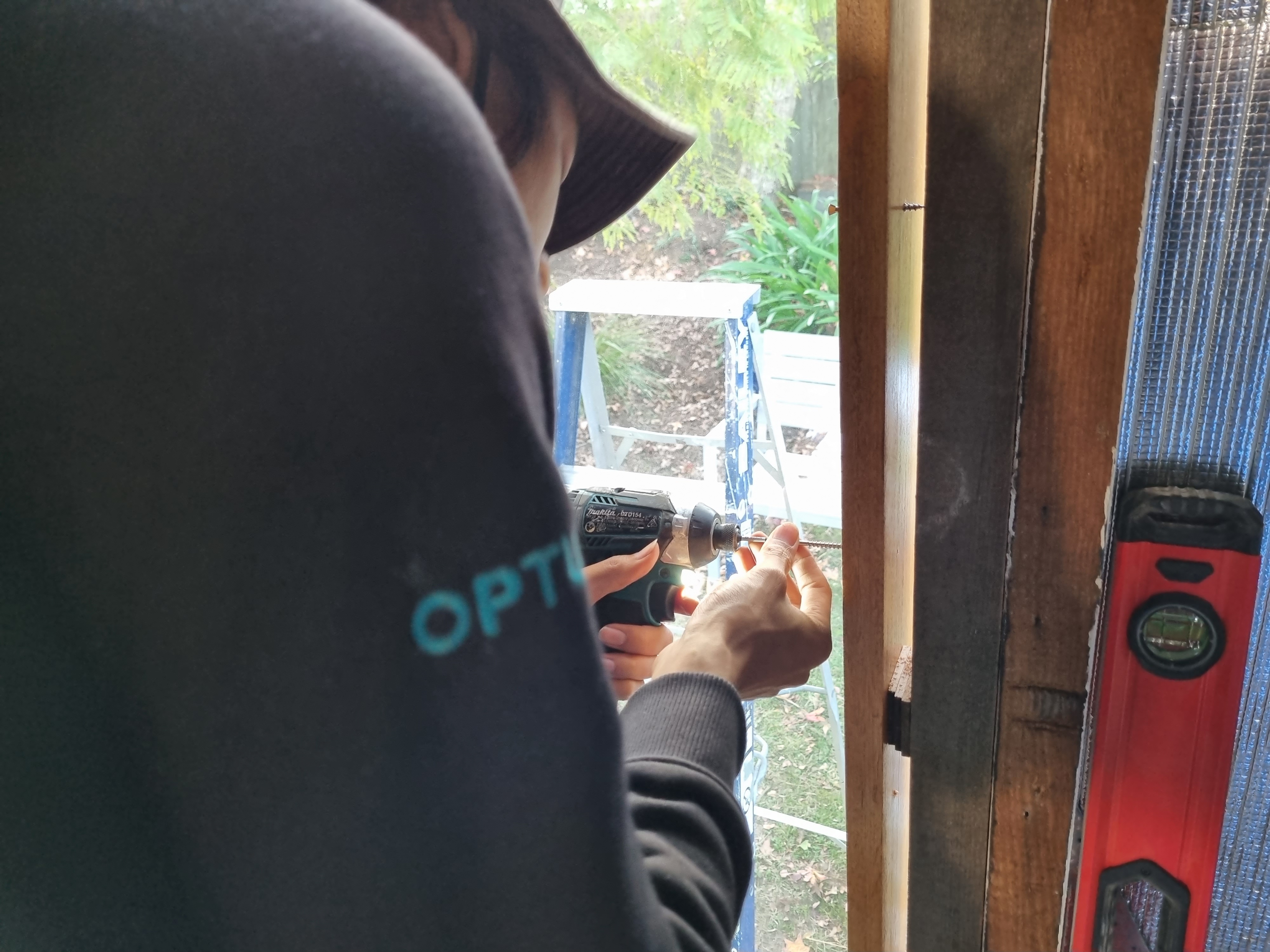 Installing the picture window