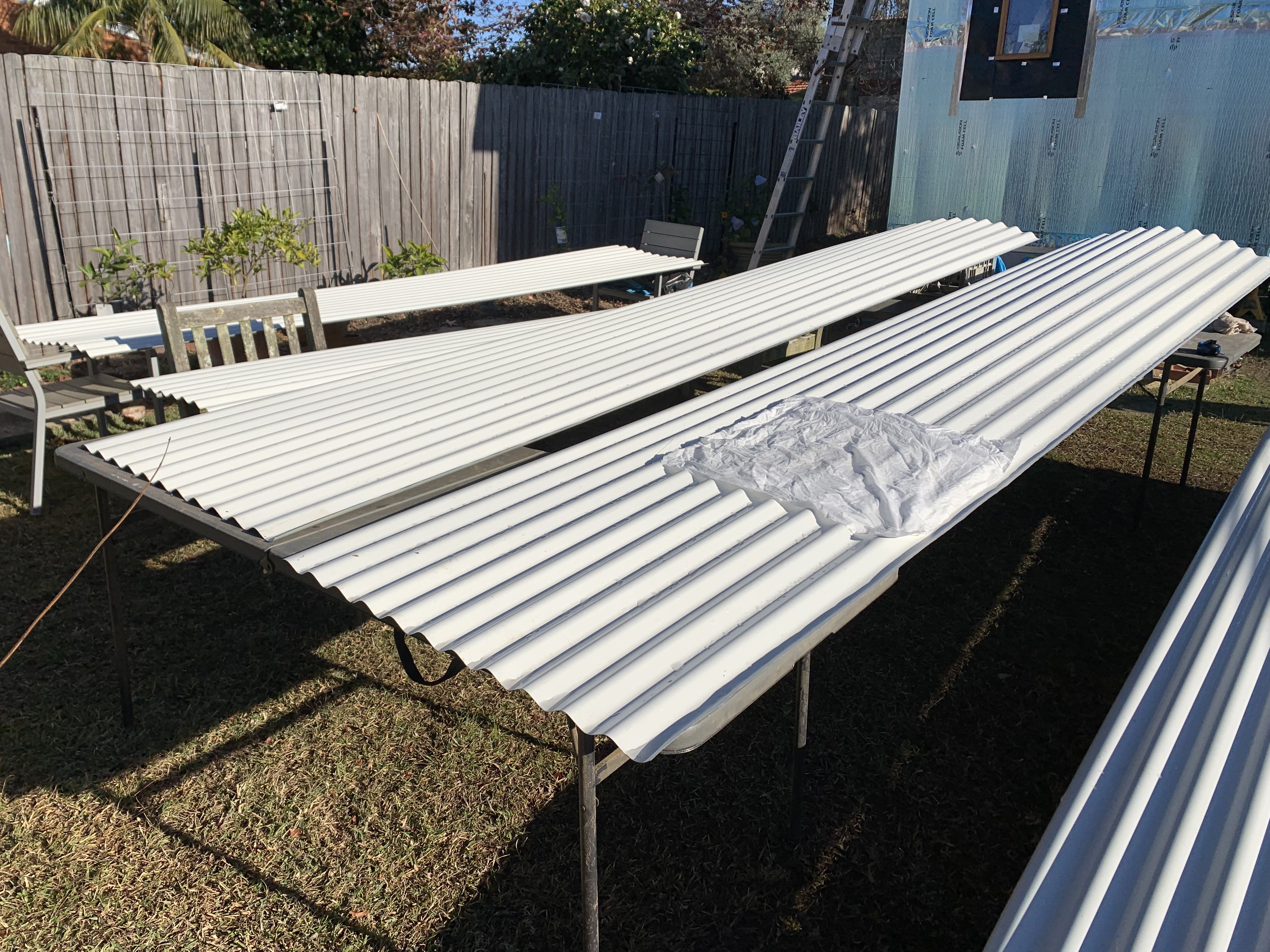 Cleaning our surfmist colorbond roof