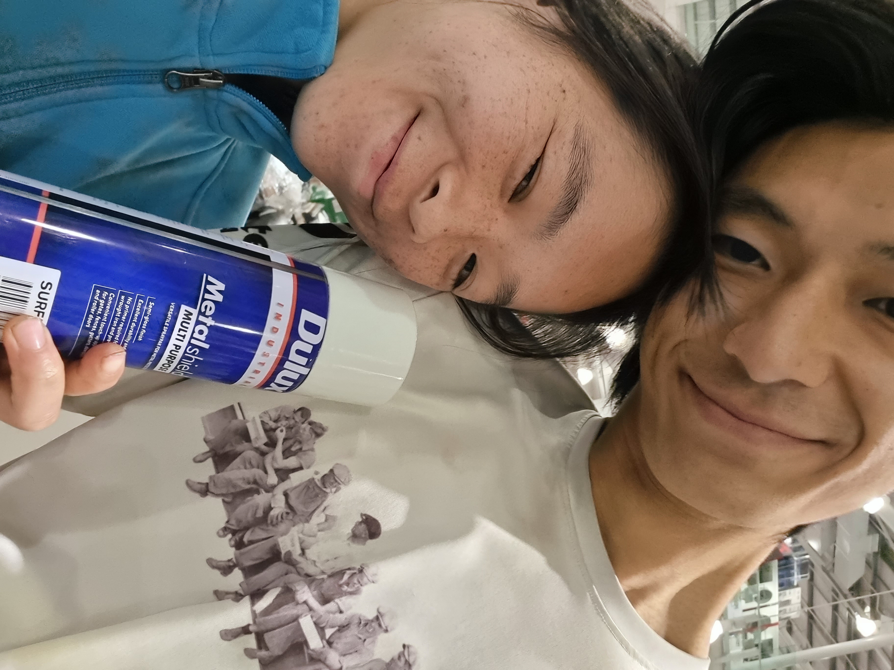 Mad dash to bunnings to buy spray paint