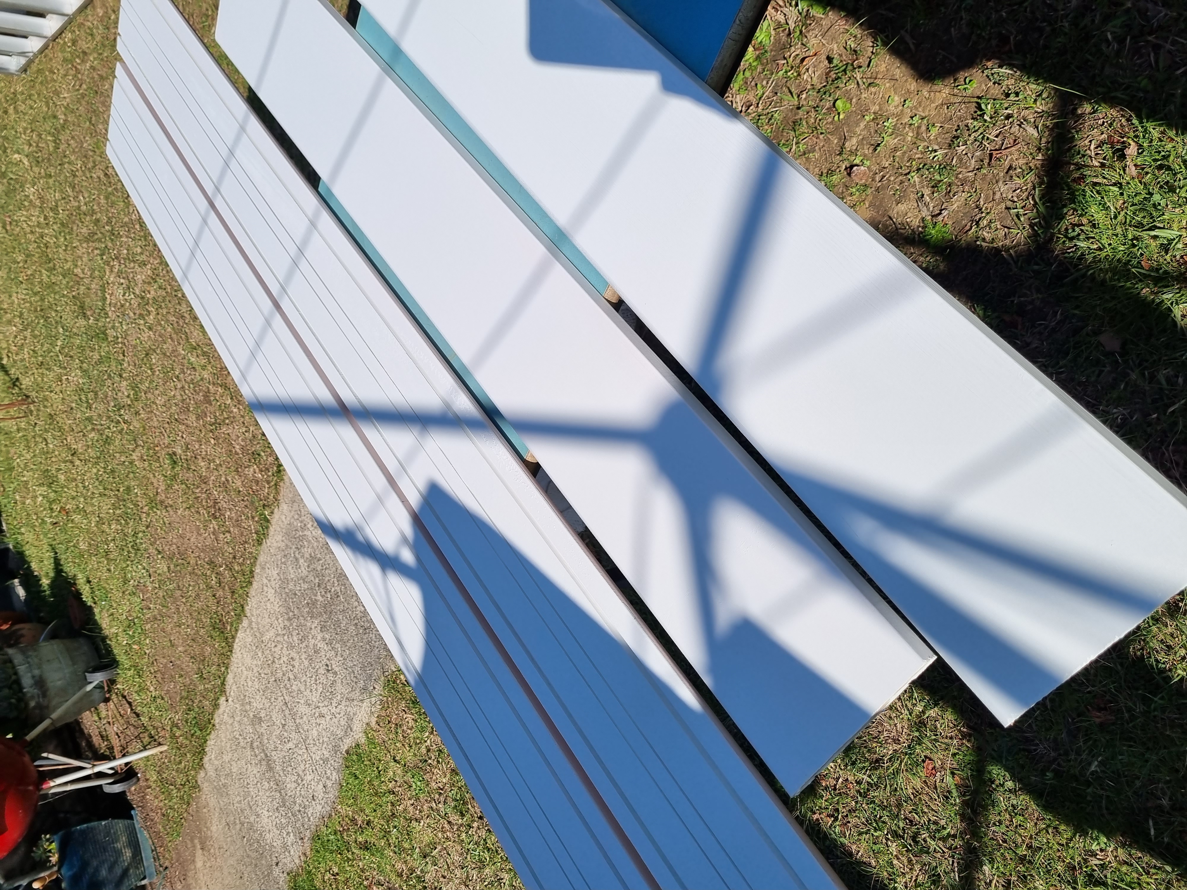 Painting the facia board