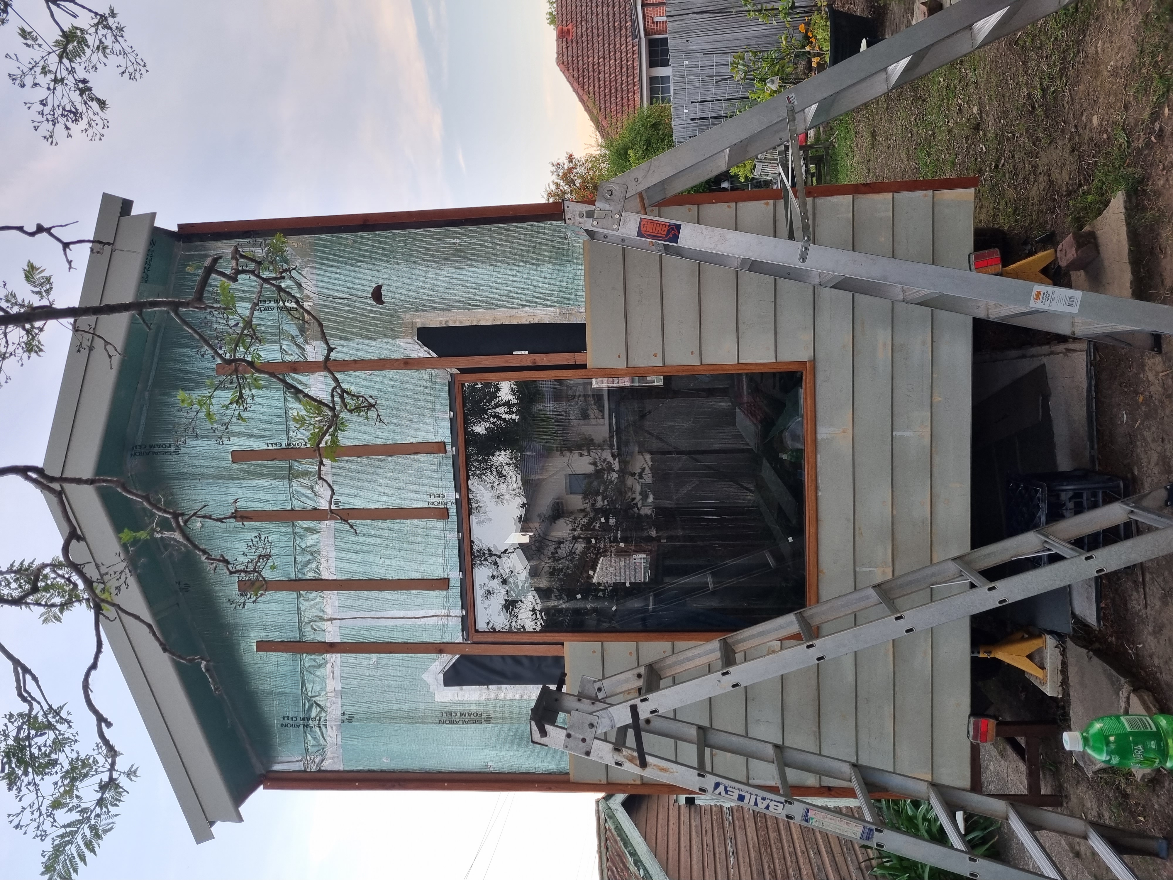 Starting to add cladding