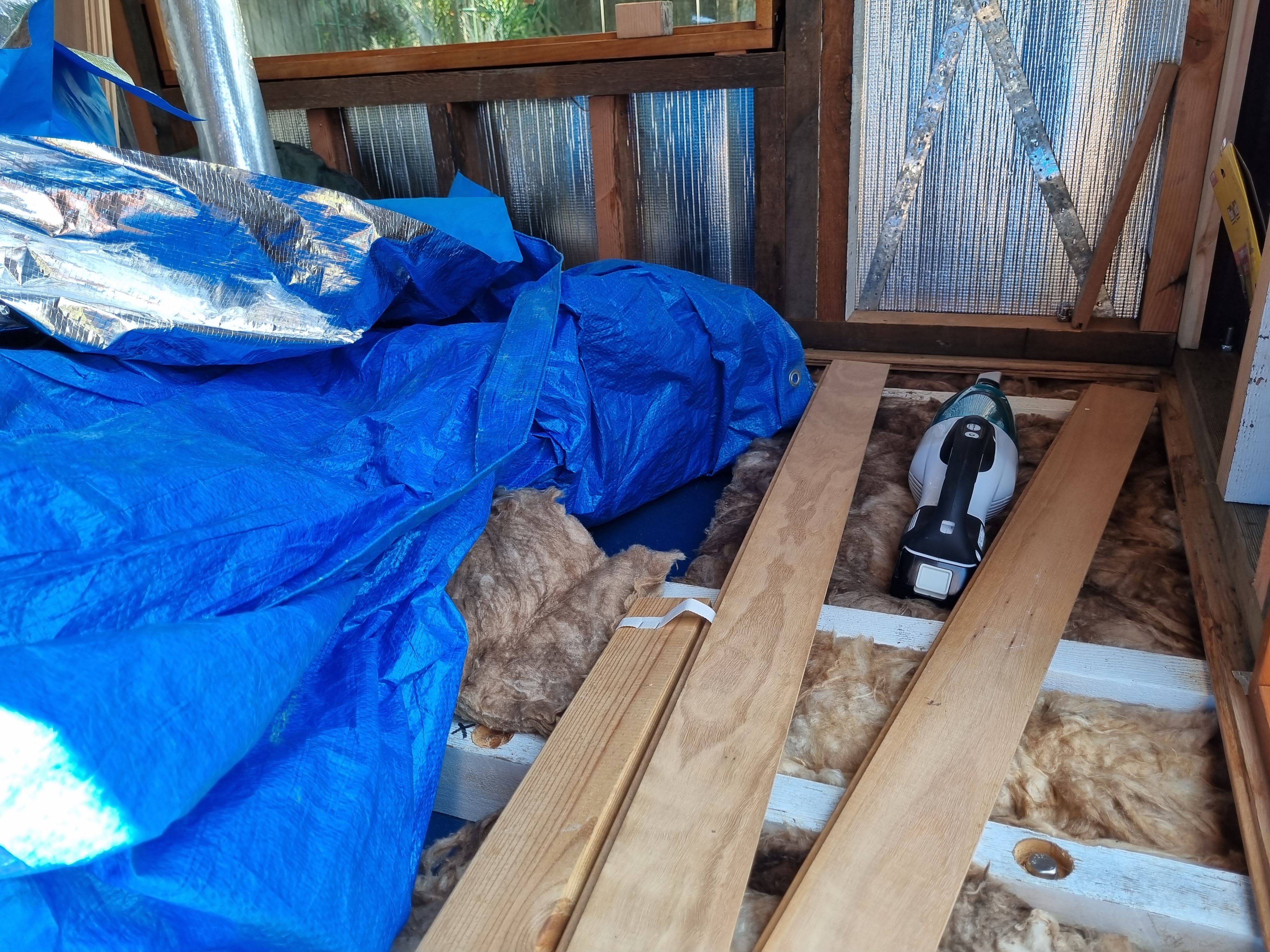Ready for floorboards