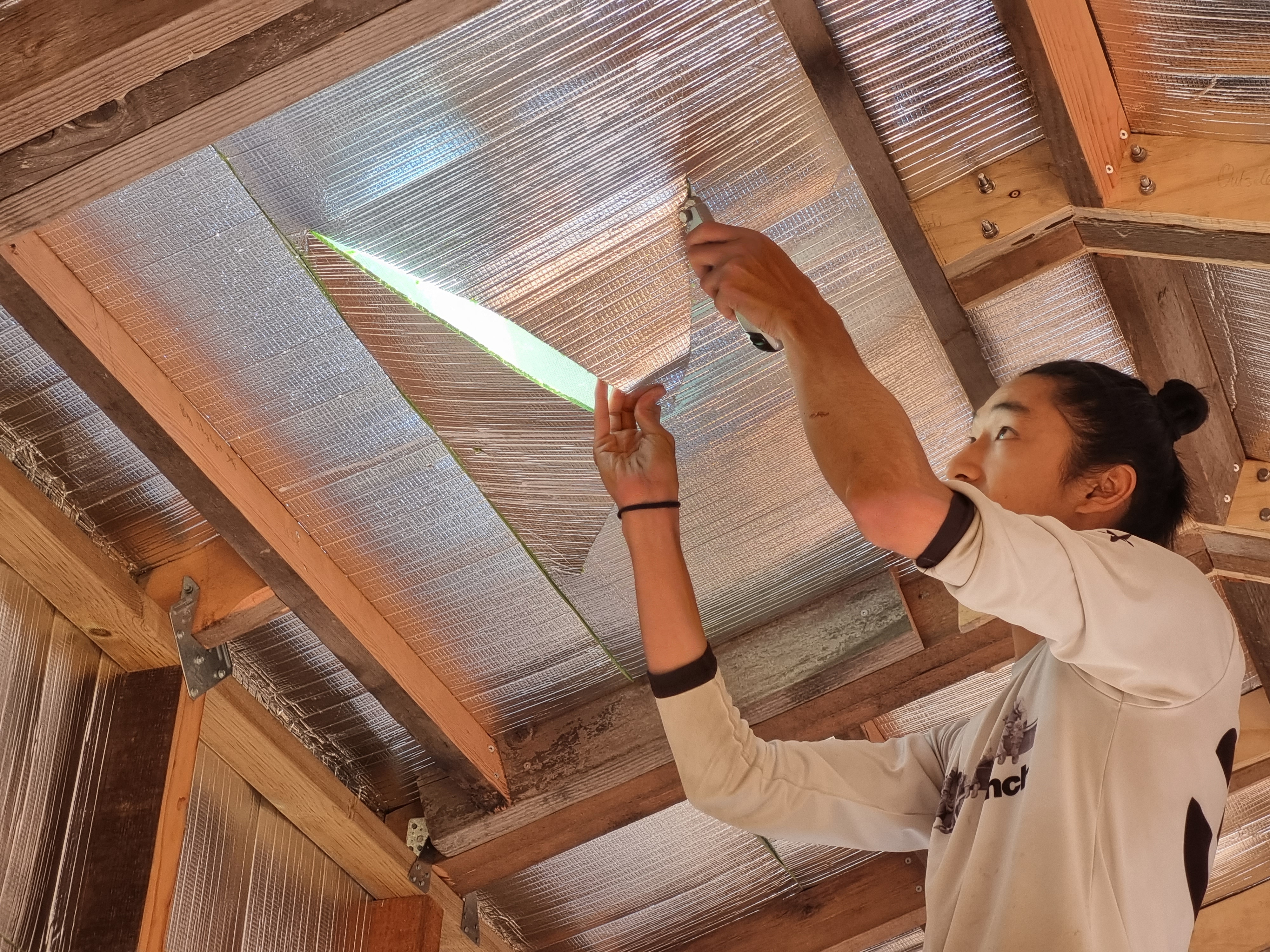 Opening up the skylight