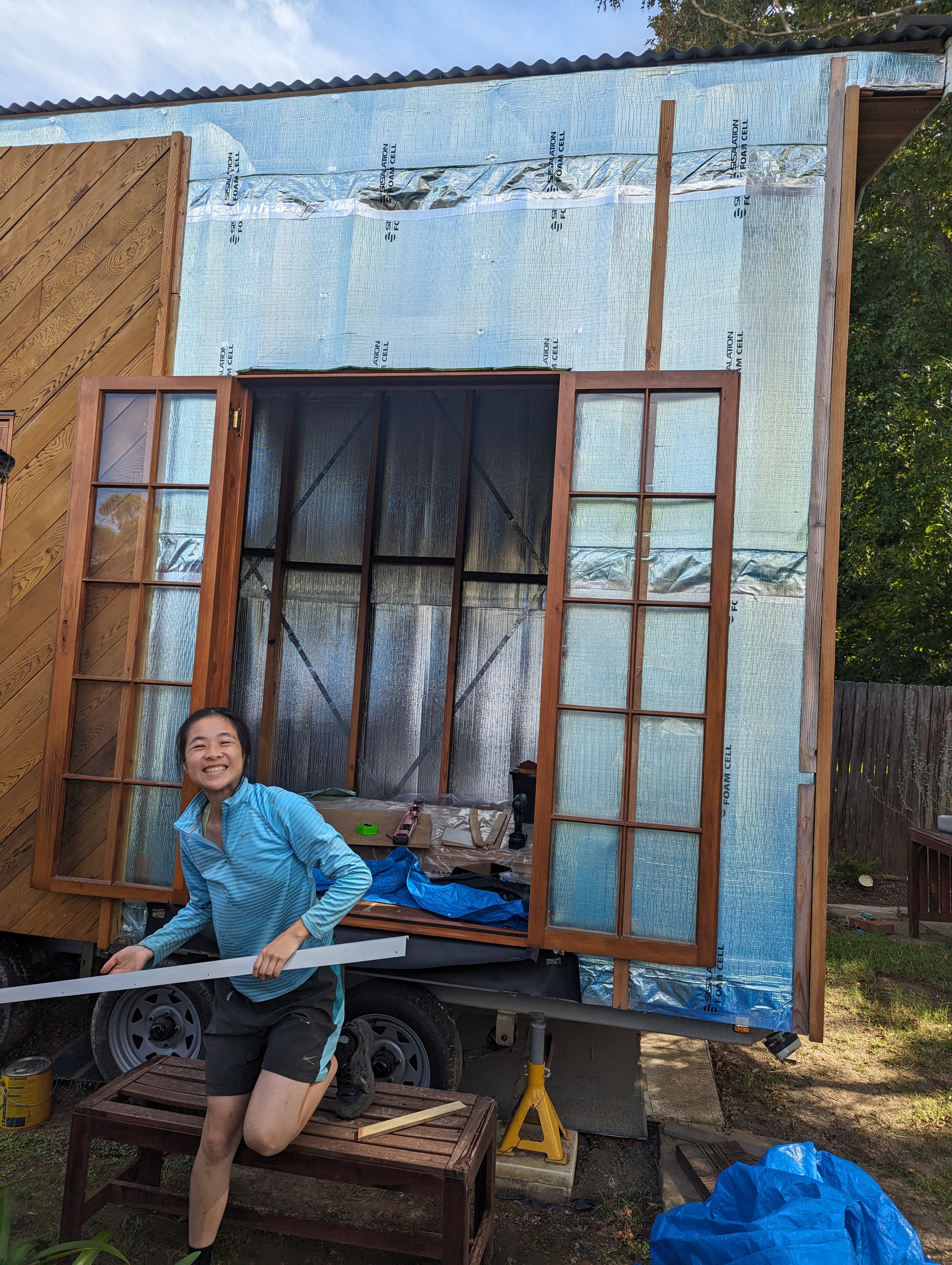 All smiles when you have a door