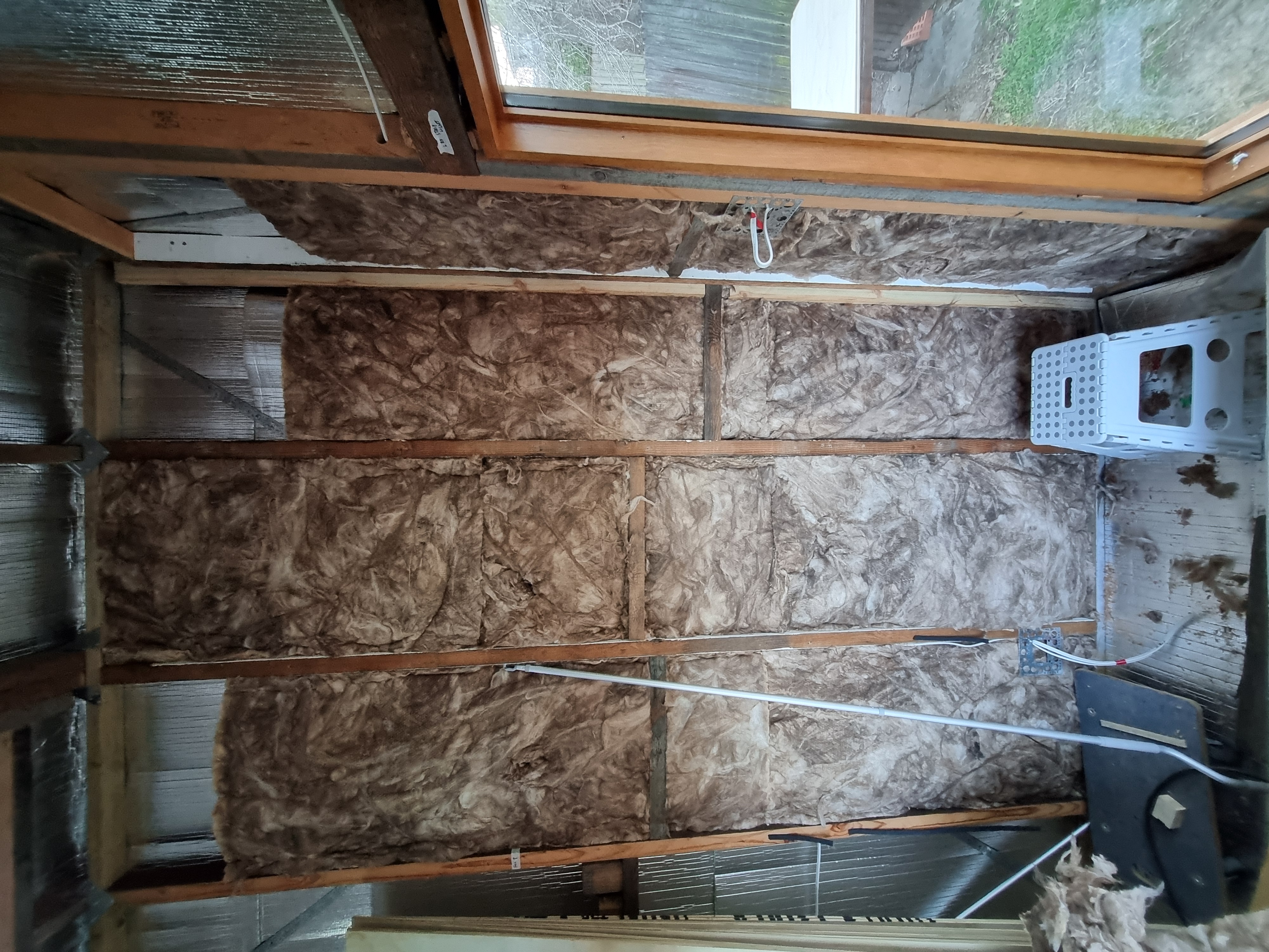 Insulating the walls