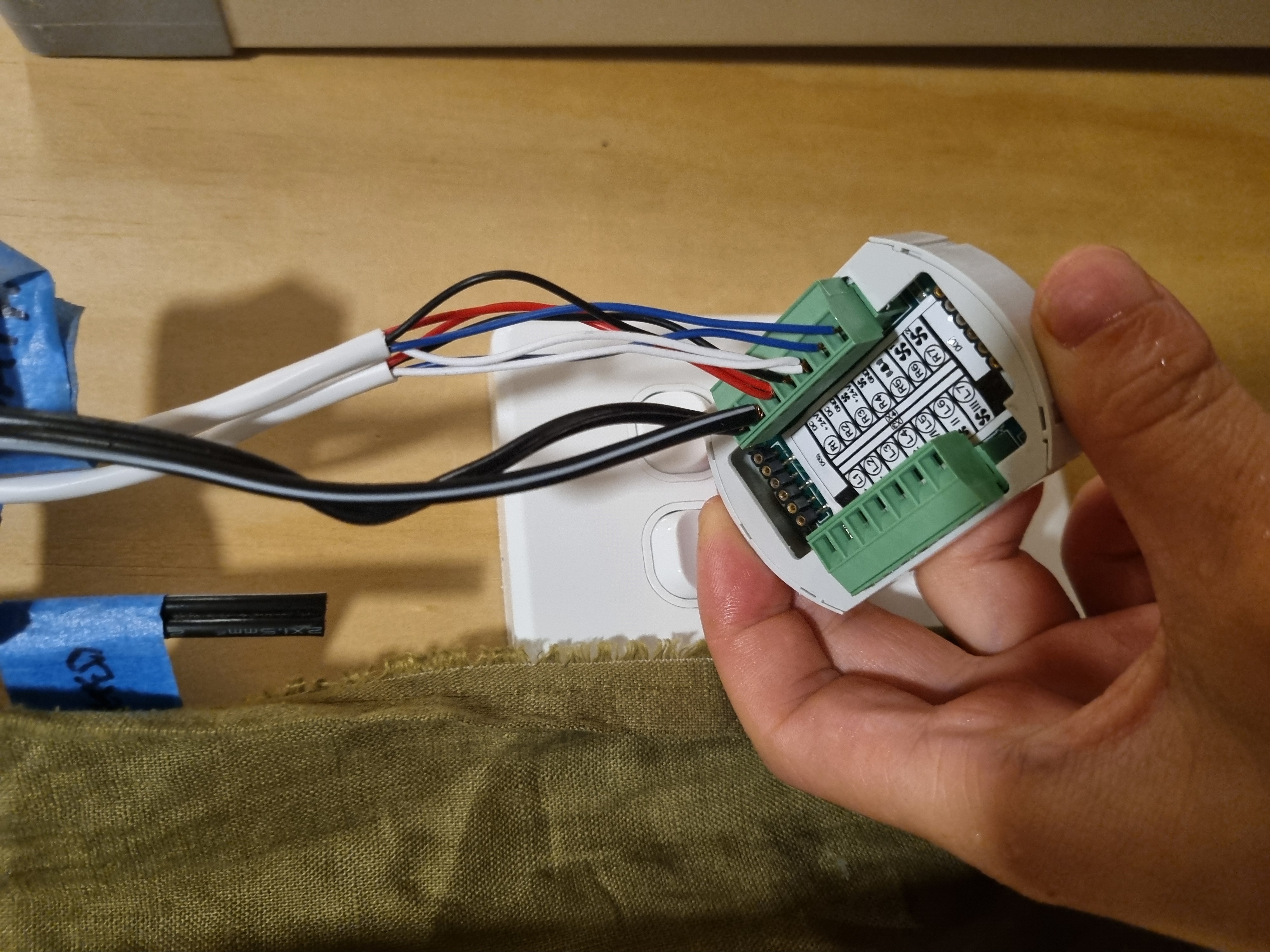 Installing the little control panel