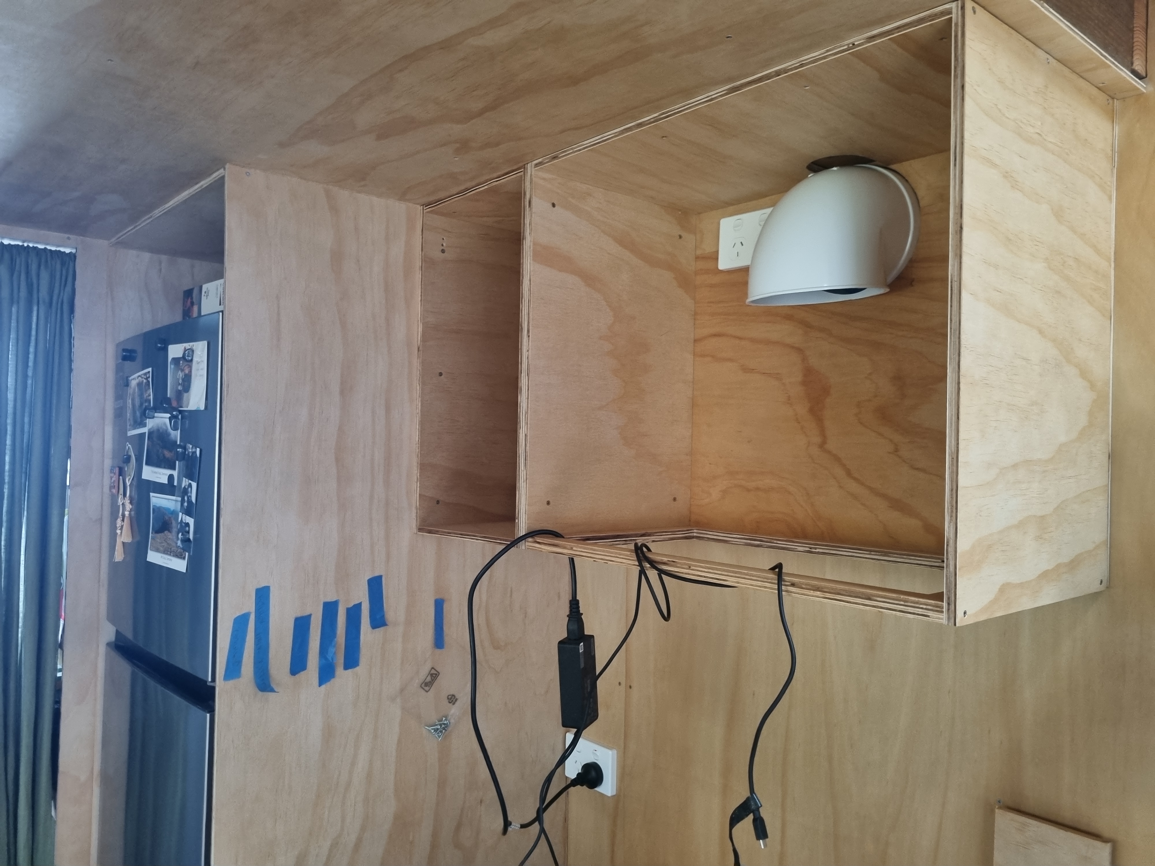Storage and rangehood cavity